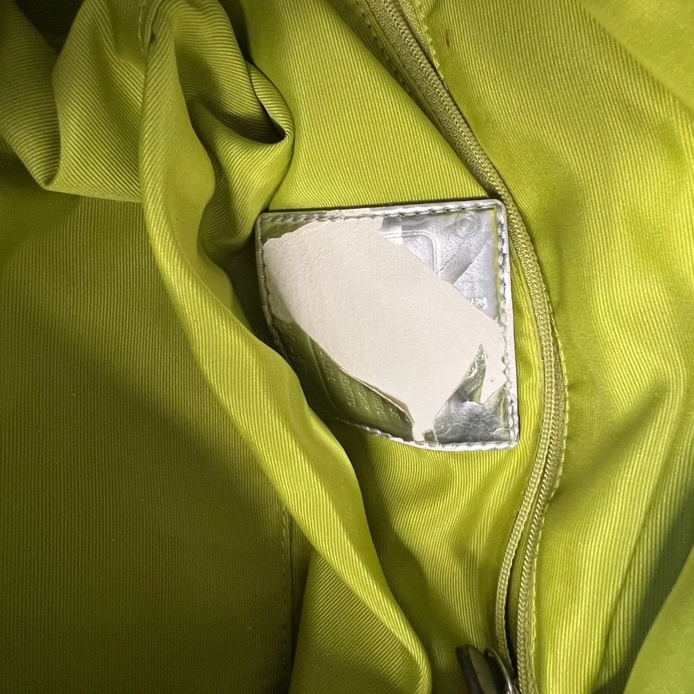 Coach Gray and Green Women's Bag - Picture 9 of 11